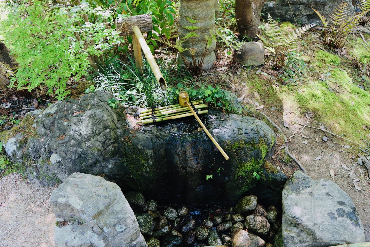 京都府立植物園の水琴窟
